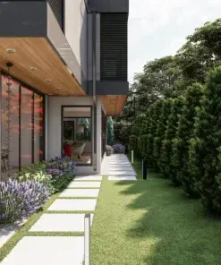 Karaburun Mordoğan Villa peyzaj HAzır Çim Peyzaj Firması